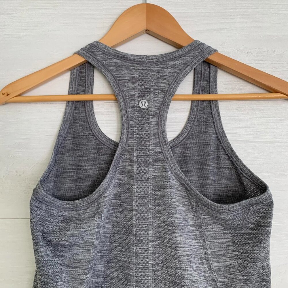 Lululemon - Run Swiftly Tech Gray Heather Racerba… - image 2